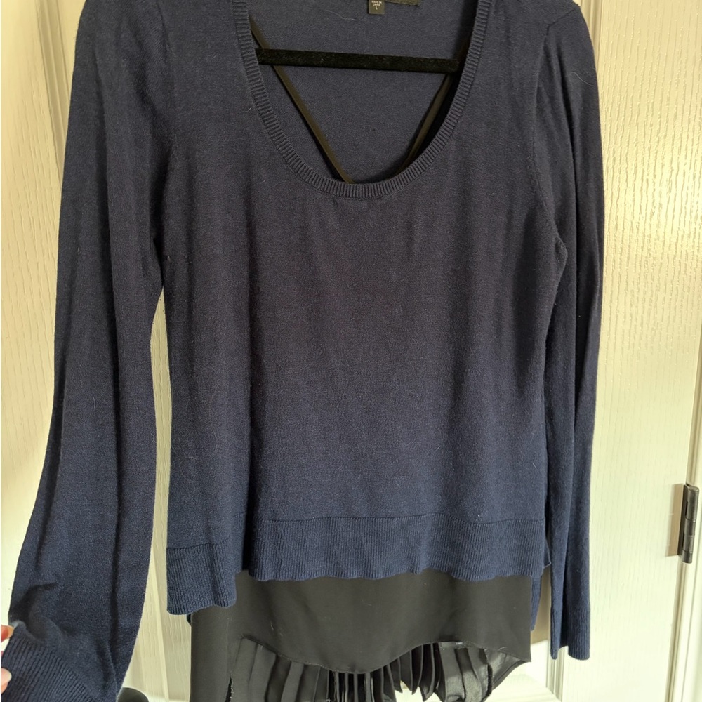 Navy Blue Women's Top